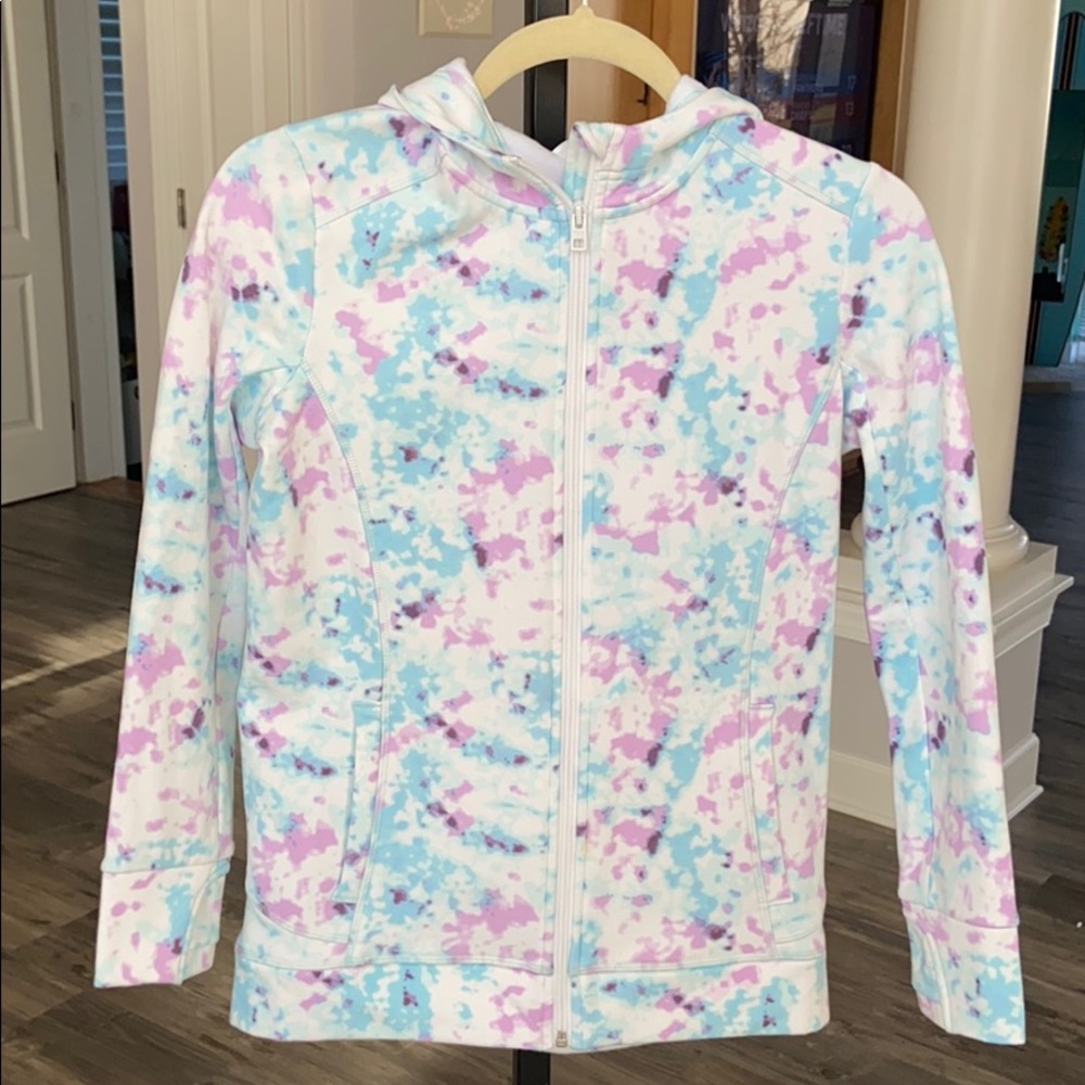 Athleta Girl size XL (14) Zippered Hoodie Coat